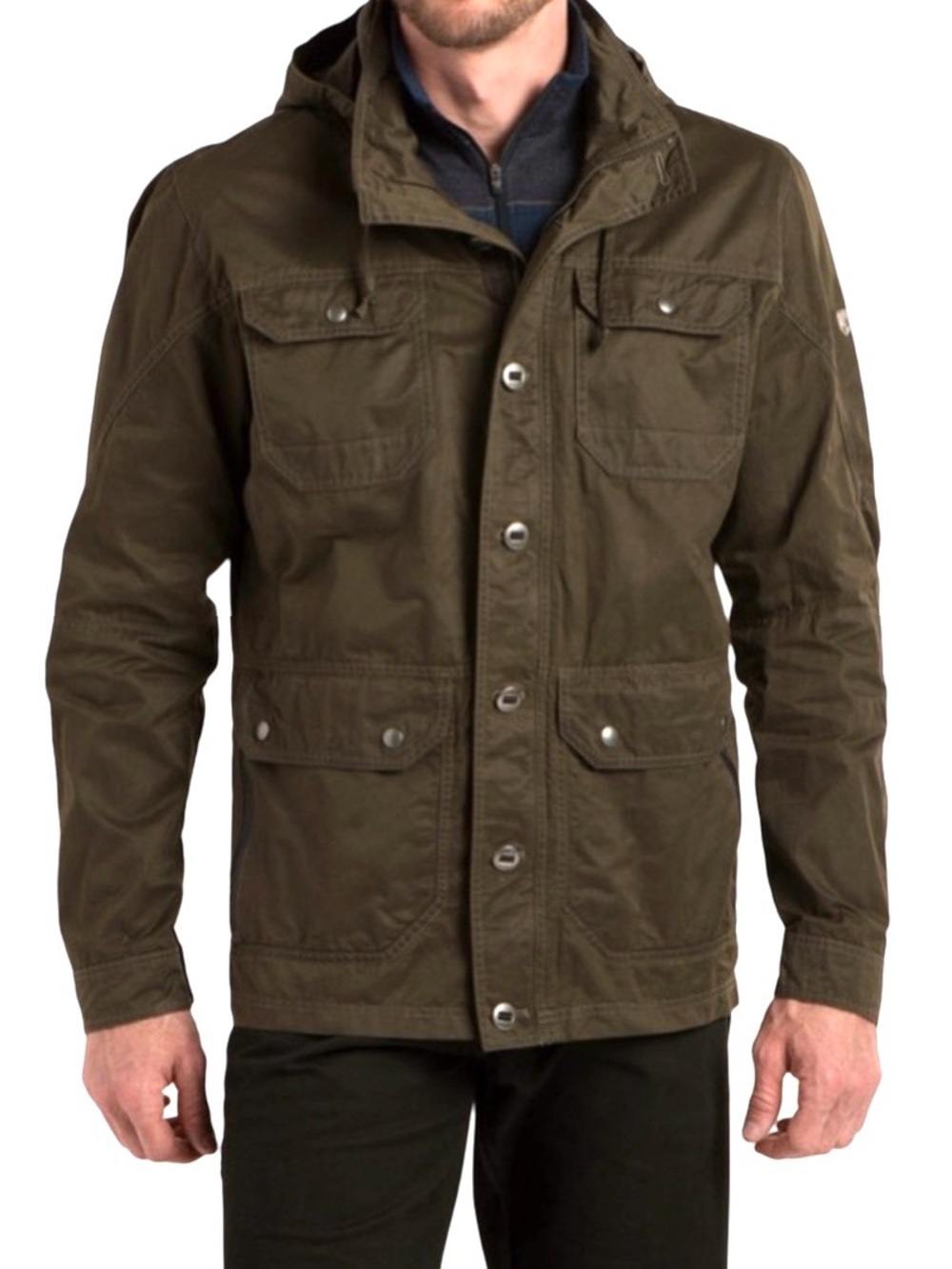 Kühl Kollusion Jacket Men's Field Jacket Hooded Utility Brown/green Medium